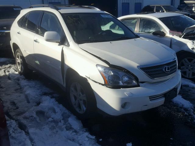 JTJHW31U382068617 - 2008 LEXUS RX 400H WHITE photo 1