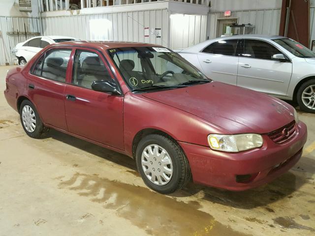 1NXBR12E81Z486799 - 2001 TOYOTA COROLLA CE RED photo 1