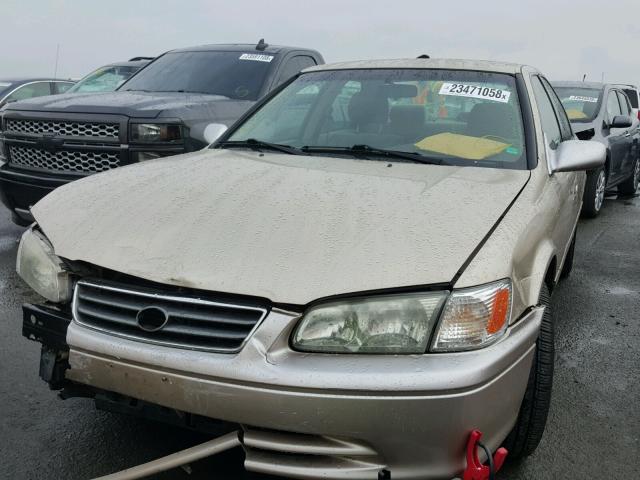 JT2BF22K7Y0283650 - 2000 TOYOTA CAMRY CE GOLD photo 2