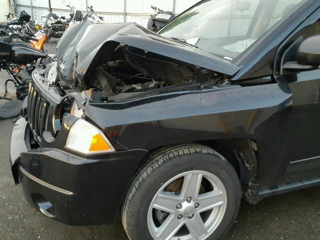 1J4NT1FA7AD624899 - 2010 JEEP COMPASS SP BLACK photo 9
