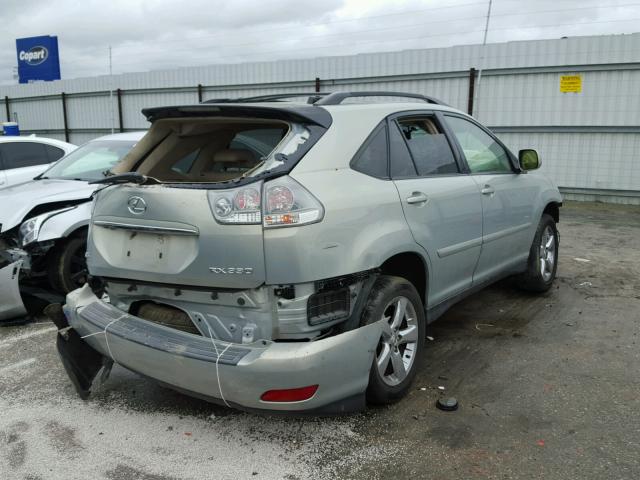 JTJHA31U840066768 - 2004 LEXUS RX 330 SILVER photo 4