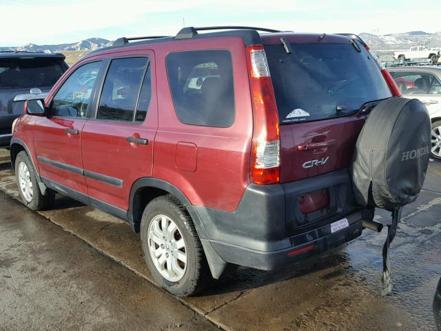 SHSRD78836U430249 - 2006 HONDA CR-V EX RED photo 3