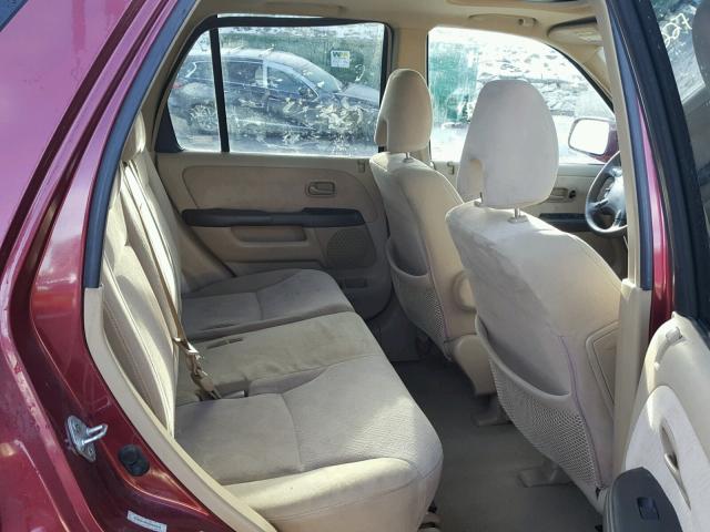 SHSRD78836U430249 - 2006 HONDA CR-V EX RED photo 6