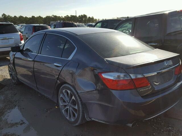 1HGCR2F58EA030917 - 2014 HONDA ACCORD SPO GRAY photo 3