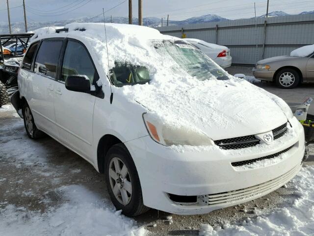 5TDZA23C85S369926 - 2005 TOYOTA SIENNA CE WHITE photo 1