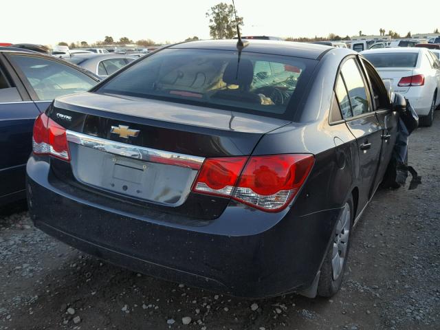 1G1PA5SG7D7188265 - 2013 CHEVROLET CRUZE LS BLACK photo 4