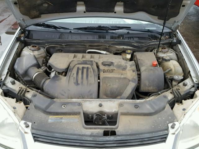 1G1AL52F157516501 - 2005 CHEVROLET COBALT LS SILVER photo 7