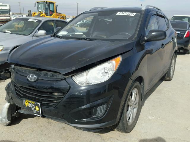 KM8JUCAC7BU157888 - 2011 HYUNDAI TUCSON GLS BLACK photo 2