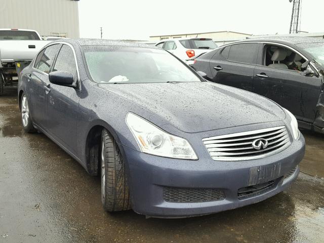 JNKCV61E39M311406 - 2009 INFINITI G37 BASE BLUE photo 1