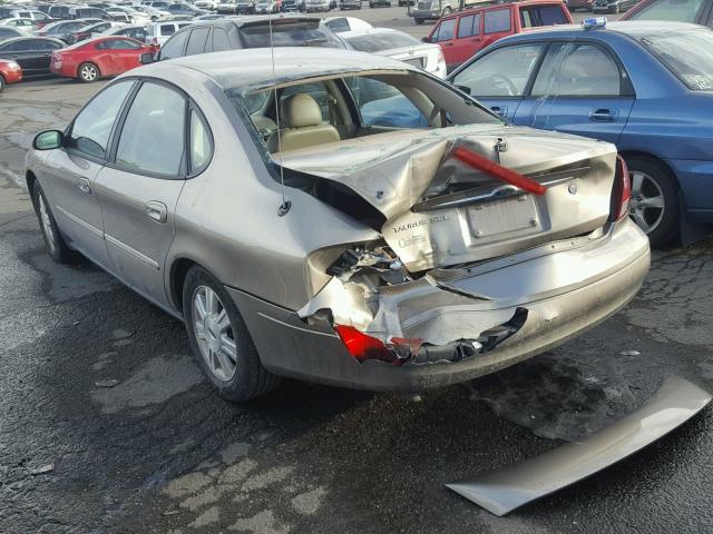 1FAHP56S23A133495 - 2003 FORD TAURUS SEL TAN photo 3