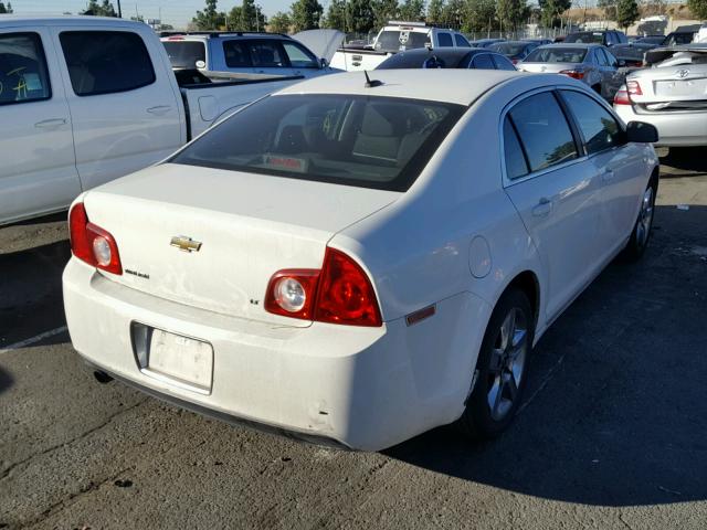 1G1ZH57B084244717 - 2008 CHEVROLET MALIBU 1LT WHITE photo 4