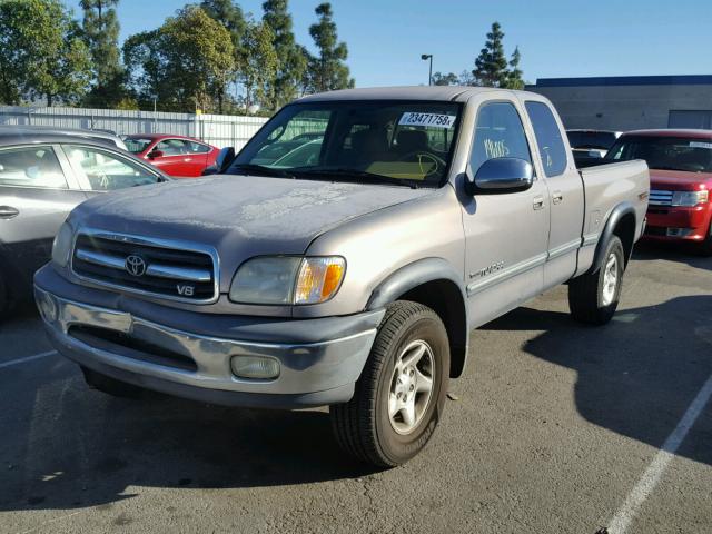 5TBRT34102S317904 - 2002 TOYOTA TUNDRA ACC GRAY photo 2