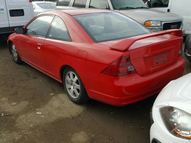 1HGEM21933L026048 - 2003 HONDA CIVIC EX RED photo 3