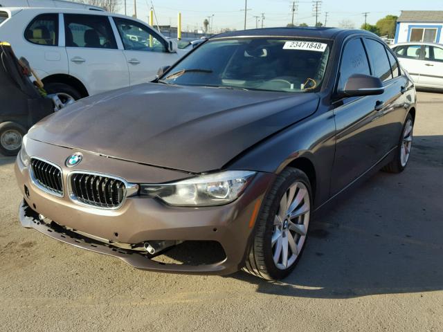 WBA3C1C51DF438091 - 2013 BMW 328 I SULE BROWN photo 2