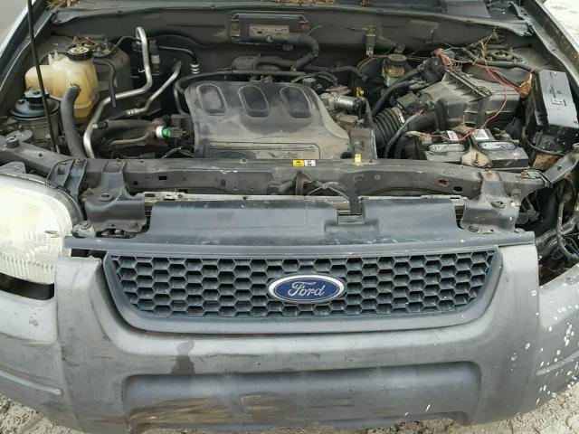 1FMYU92184DA12294 - 2004 FORD ESCAPE XLS CHARCOAL photo 7