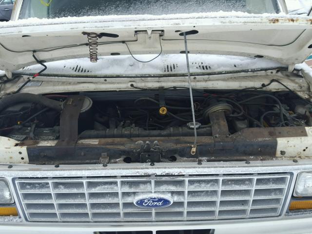 1FDKE30LXHHC10426 - 1987 FORD ECONOLINE WHITE photo 7