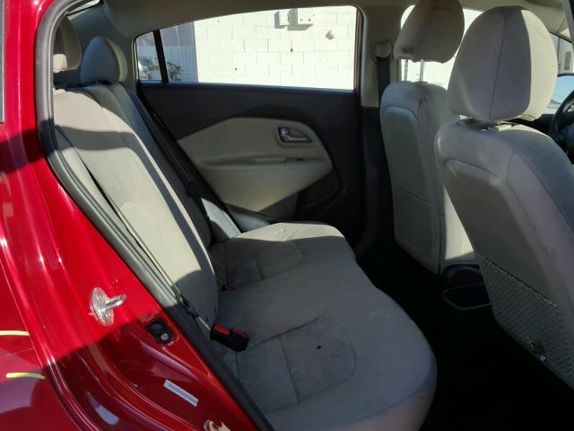 KNADM4A35E6402992 - 2014 KIA RIO LX Կարմիր լուսանկար 6