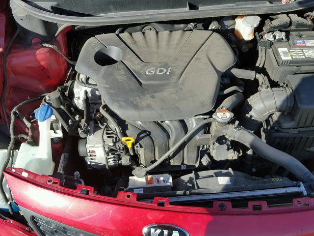 KNADM4A35E6402992 - 2014 KIA RIO LX Կարմիր լուսանկար 7