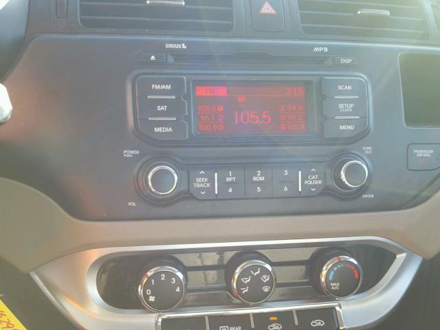 KNADM4A35E6402992 - 2014 KIA RIO LX Կարմիր լուսանկար 9