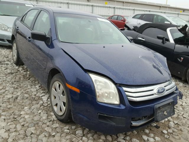 3FAFP06Z36R176048 - 2006 FORD FUSION S BLUE photo 1