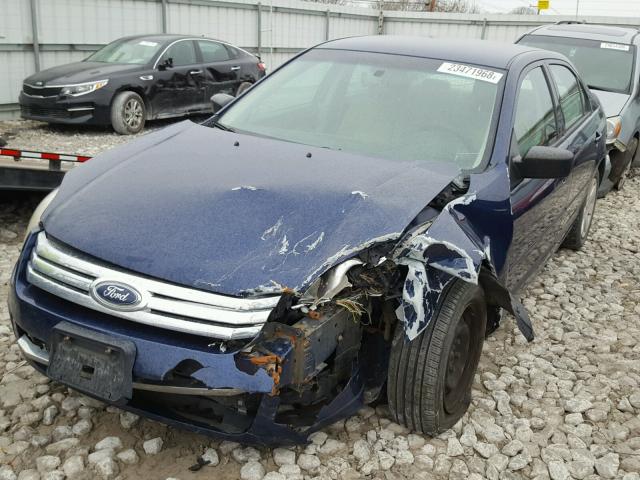 3FAFP06Z36R176048 - 2006 FORD FUSION S BLUE photo 2