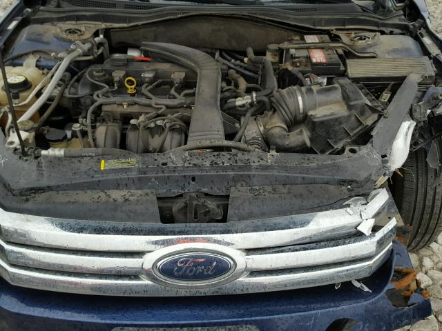 3FAFP06Z36R176048 - 2006 FORD FUSION S BLUE photo 7