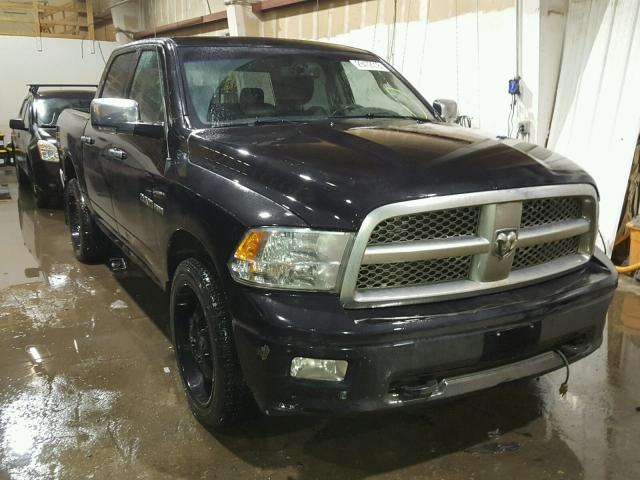 1D7RV1CT2AS114257 - 2010 DODGE RAM 1500 BLACK photo 1