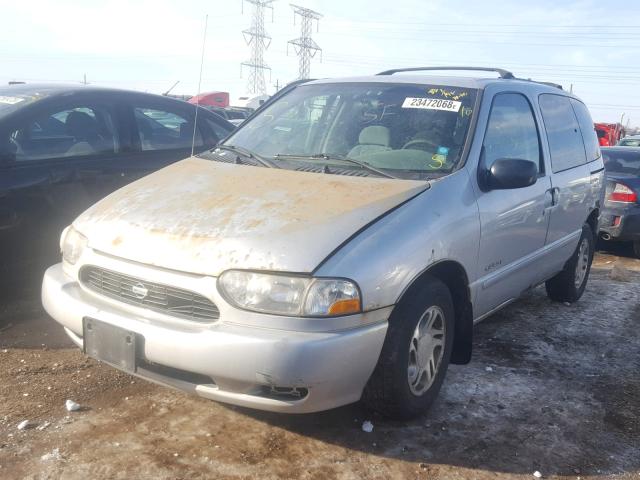 4N2XN11T6YD812127 - 2000 NISSAN QUEST SE SILVER photo 2