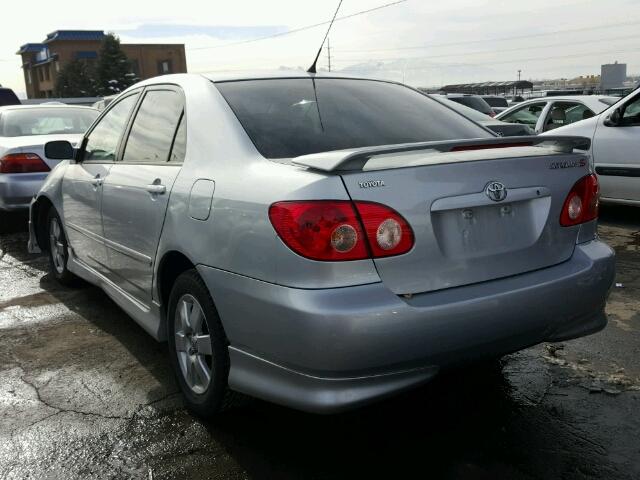 1NXBR32E58Z963873 - 2008 TOYOTA COROLLA CE SILVER photo 3