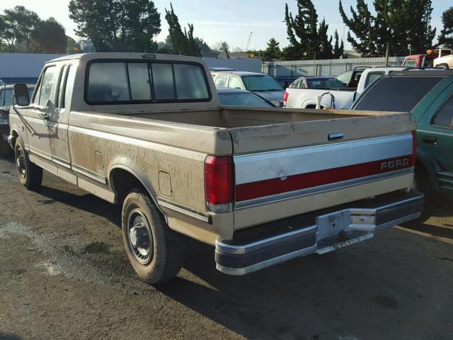 1FTHX2515HKB05242 - 1987 FORD F250 TAN photo 3