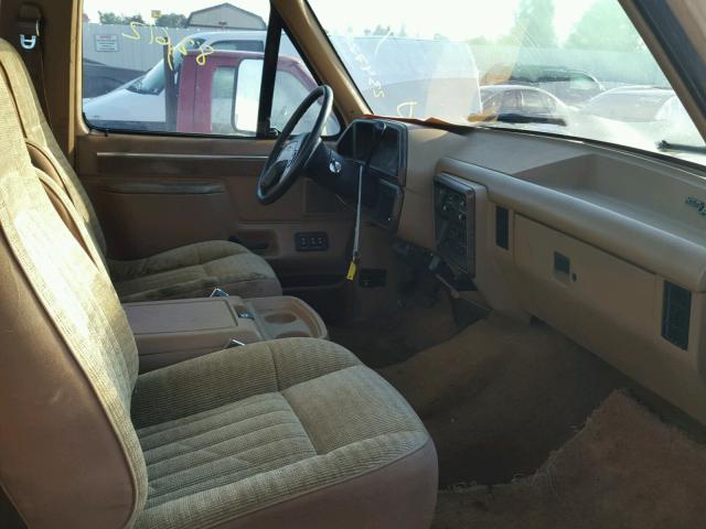 1FTHX2515HKB05242 - 1987 FORD F250 TAN photo 5