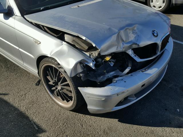 WBABV13484JT20663 - 2004 BMW 325 CI SUL SILVER photo 9