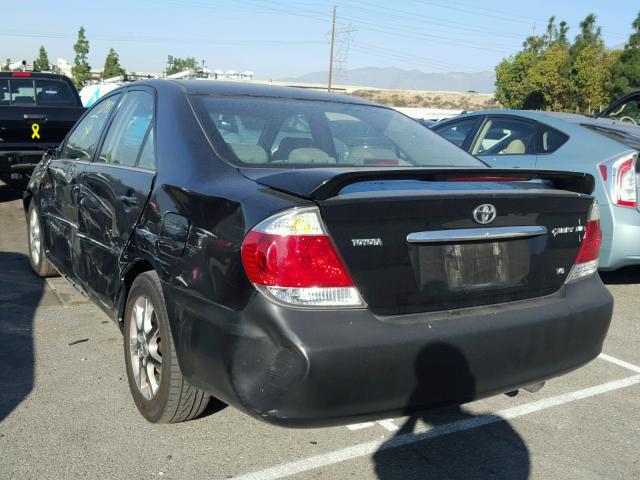 4T1BF32K95U619358 - 2005 TOYOTA CAMRY LE BLACK photo 3