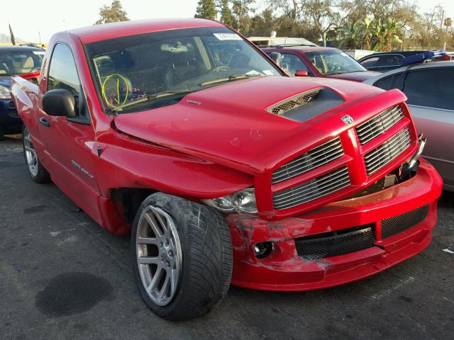 3D3HA16H34G154343 - 2004 DODGE RAM SRT10 RED photo 1