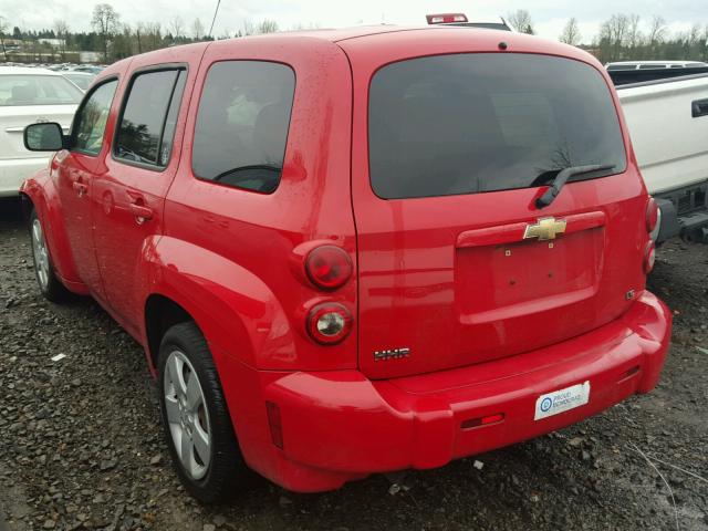 3GNDA13D78S526771 - 2008 CHEVROLET HHR LS წითელი ფოტო 3