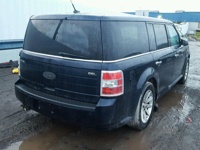 2FMDK52C59BA32661 - 2009 FORD FLEX SEL BLUE photo 4