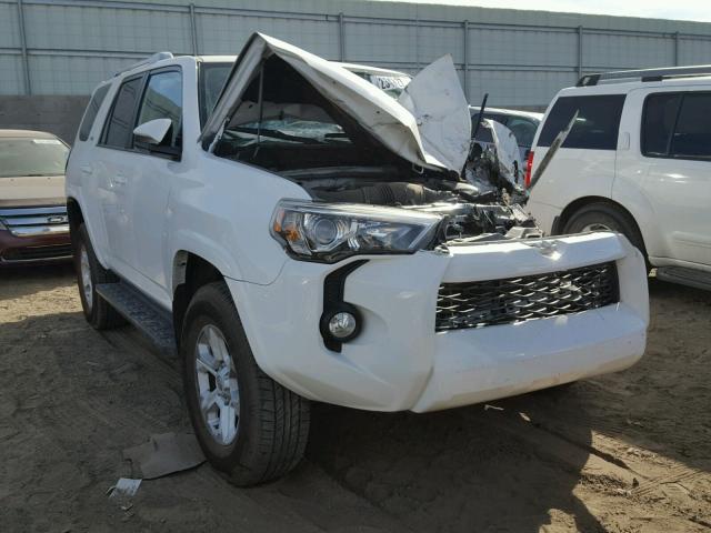 JTEBU5JR1G5314840 - 2016 TOYOTA 4RUNNER SR WHITE photo 1