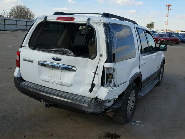 1FMFU15597LA83683 - 2007 FORD EXPEDITION WHITE photo 4