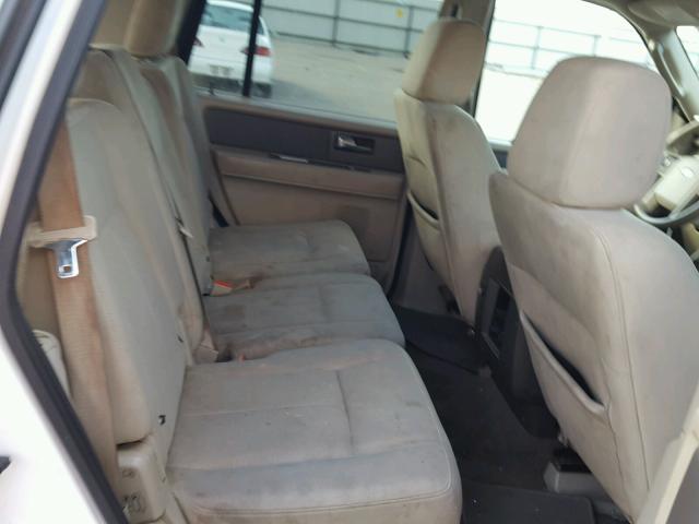 1FMFU15597LA83683 - 2007 FORD EXPEDITION WHITE photo 6