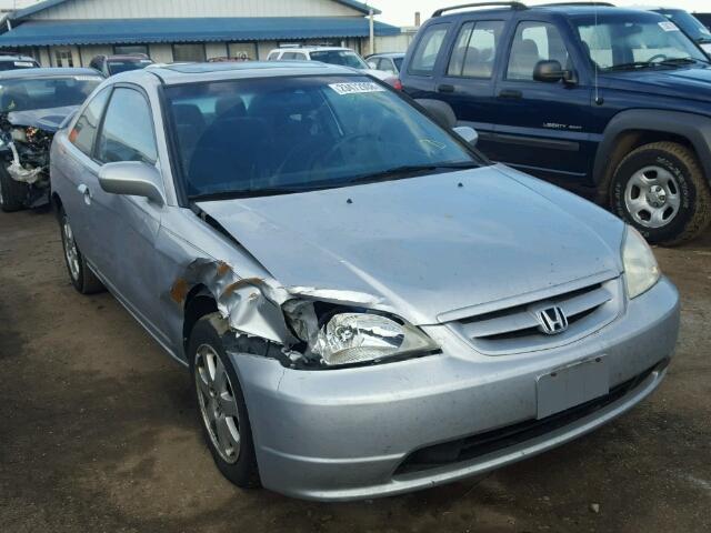 1HGEM22953L033467 - 2003 HONDA CIVIC EX ვერცხლისფერი ფოტო 1