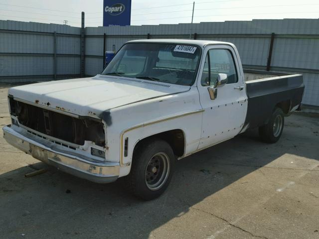 CCU147S189755 - 1977 CHEVROLET C-10 WHITE photo 2