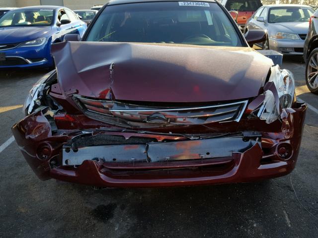 1N4AL2AP4CN548731 - 2012 NISSAN ALTIMA BAS BURGUNDY photo 9