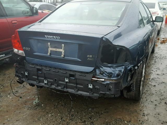 YV1RH592382693061 - 2008 VOLVO S60 2.5T BLUE photo 9