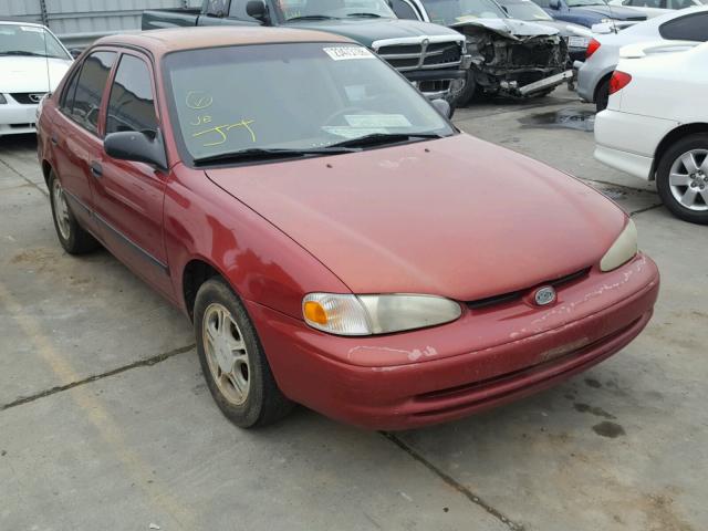 1Y1SK54882Z414959 - 2002 CHEVROLET GEO PRIZM BURGUNDY photo 1