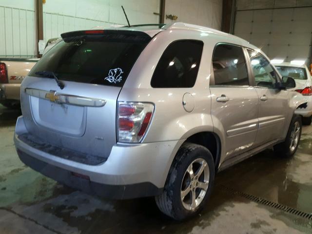 2CNDL73FX76227453 - 2007 CHEVROLET EQUINOX LT SILVER photo 4