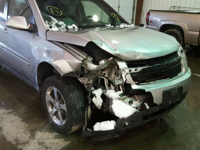 2CNDL73FX76227453 - 2007 CHEVROLET EQUINOX LT SILVER photo 9