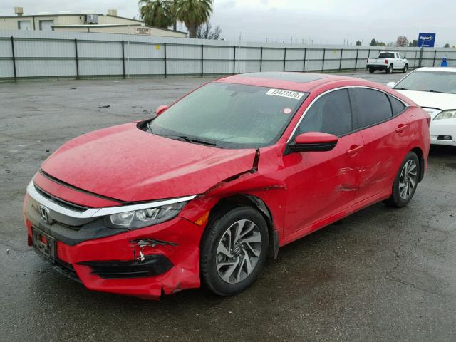 2HGFC2F77GH525775 - 2016 HONDA CIVIC EX Qırmızı foto 2