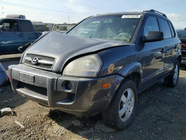 KM8JM12B87U575913 - 2007 HYUNDAI TUCSON GLS GRAY photo 2