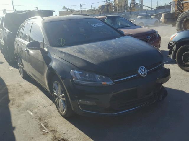 3VWFA7AU5FM508209 - 2015 VOLKSWAGEN GOLF SPORT BLACK photo 1