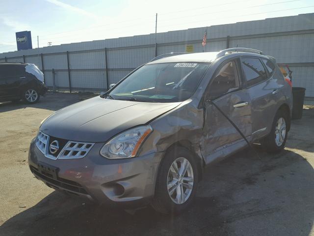 JN8AS5MT6CW606280 - 2012 NISSAN ROGUE S GRAY photo 2